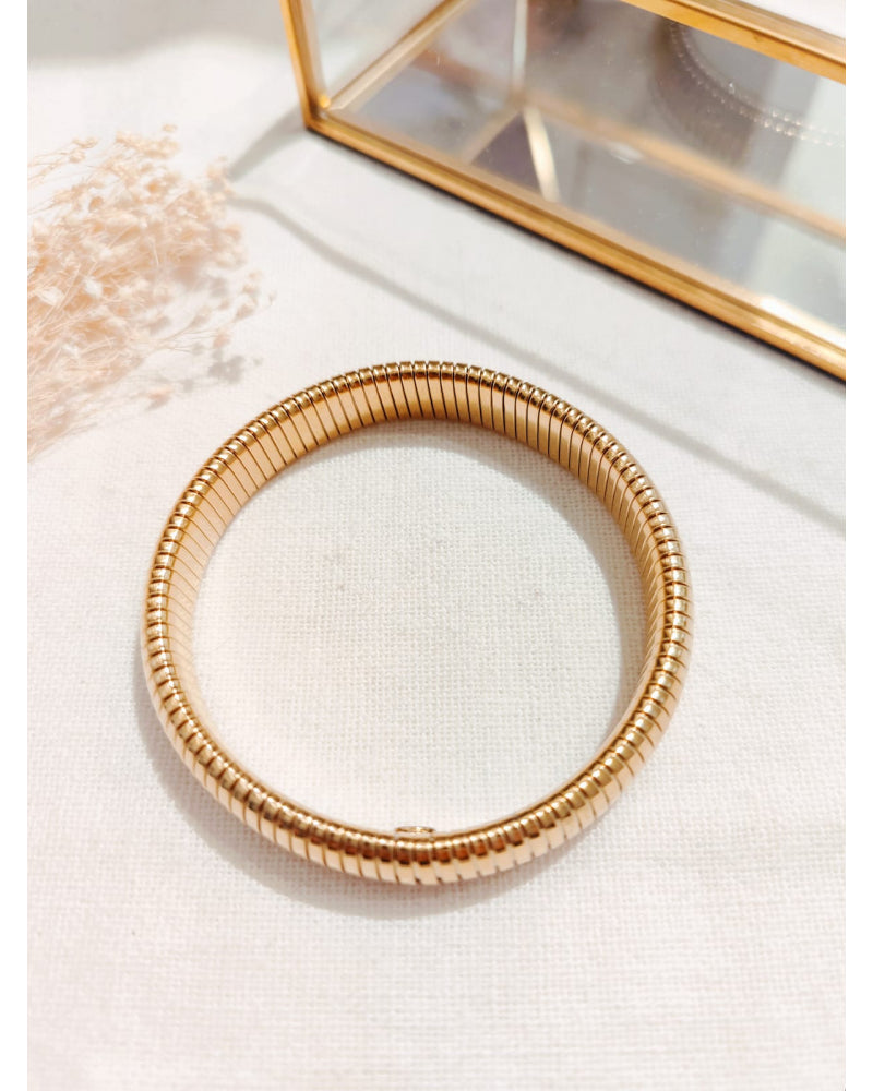 Bracelet maille doré