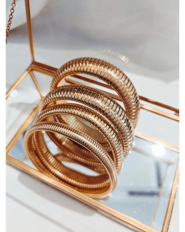 Bracelet maille doré