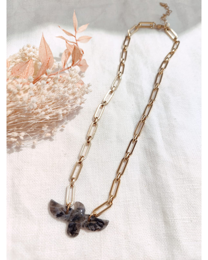 Collier aigle noir AIGLE