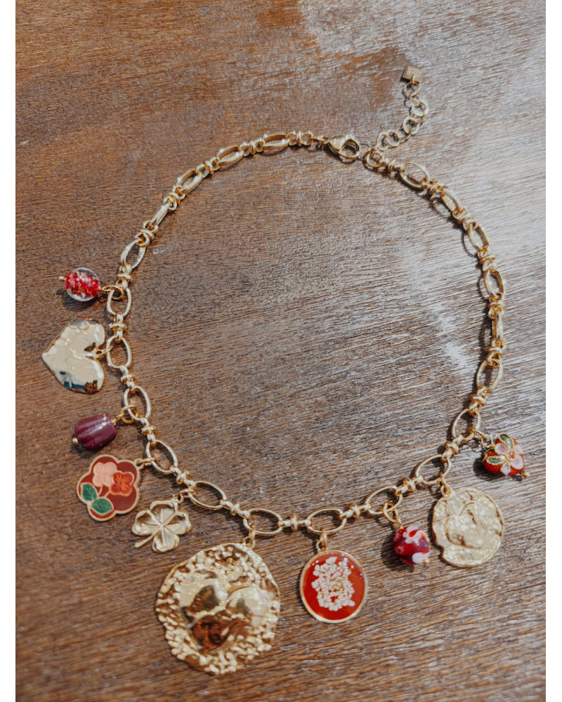 Collier pampille CŒUR