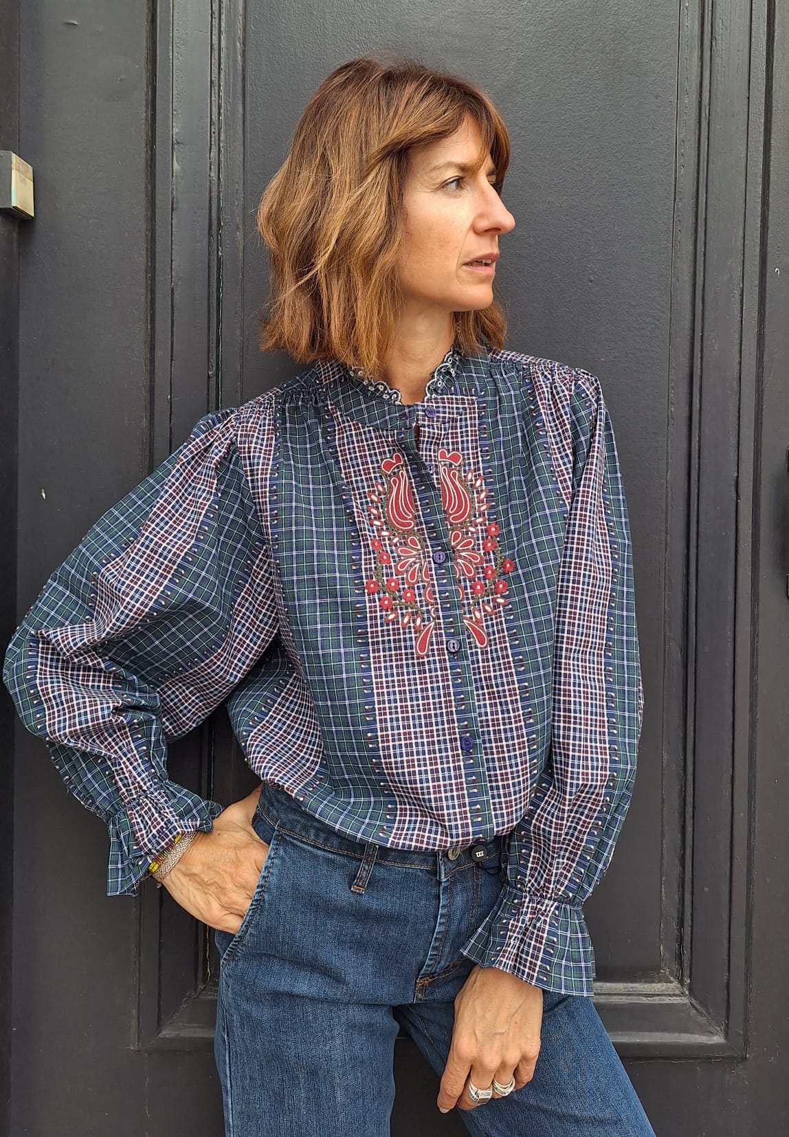 Blouse à carreaux KIMBER Adoré