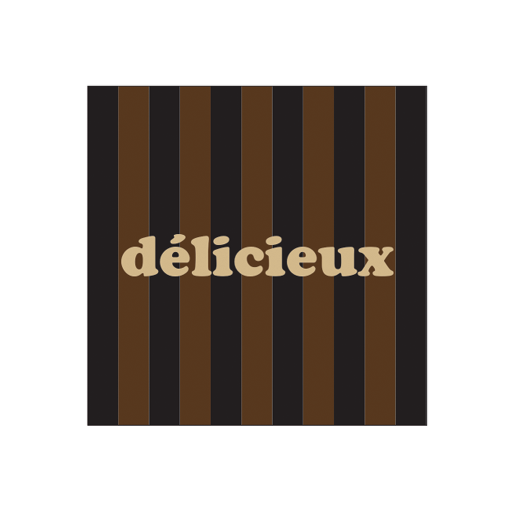 Serviette papier rayure DELICIEUX x20