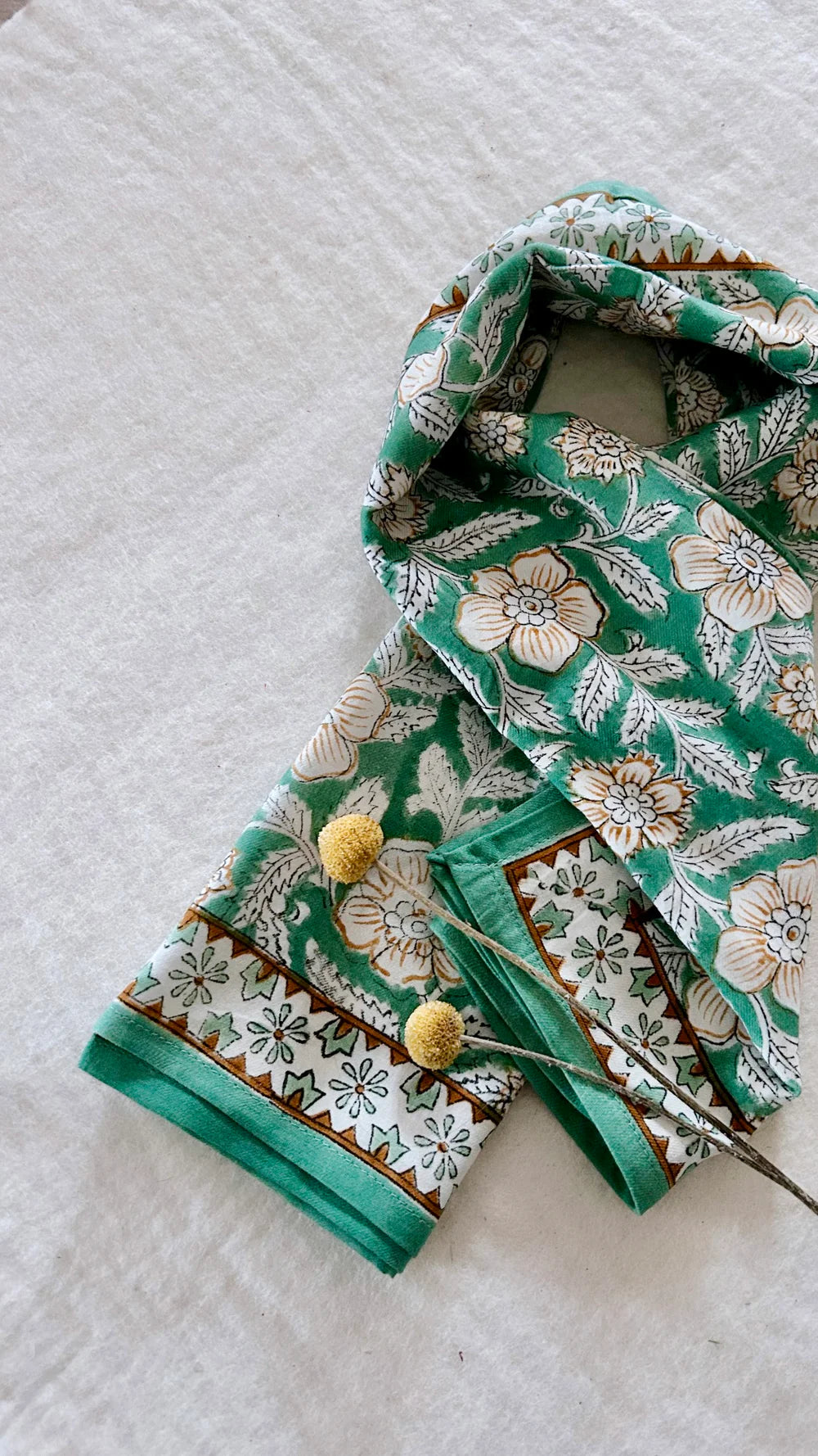 Foulard Adulte Delhi Jade SO FAMILY