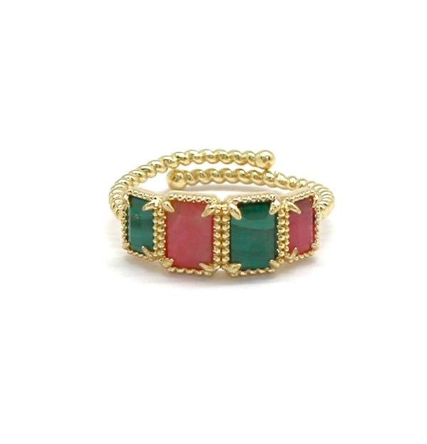 Bague juju pierres naturelles