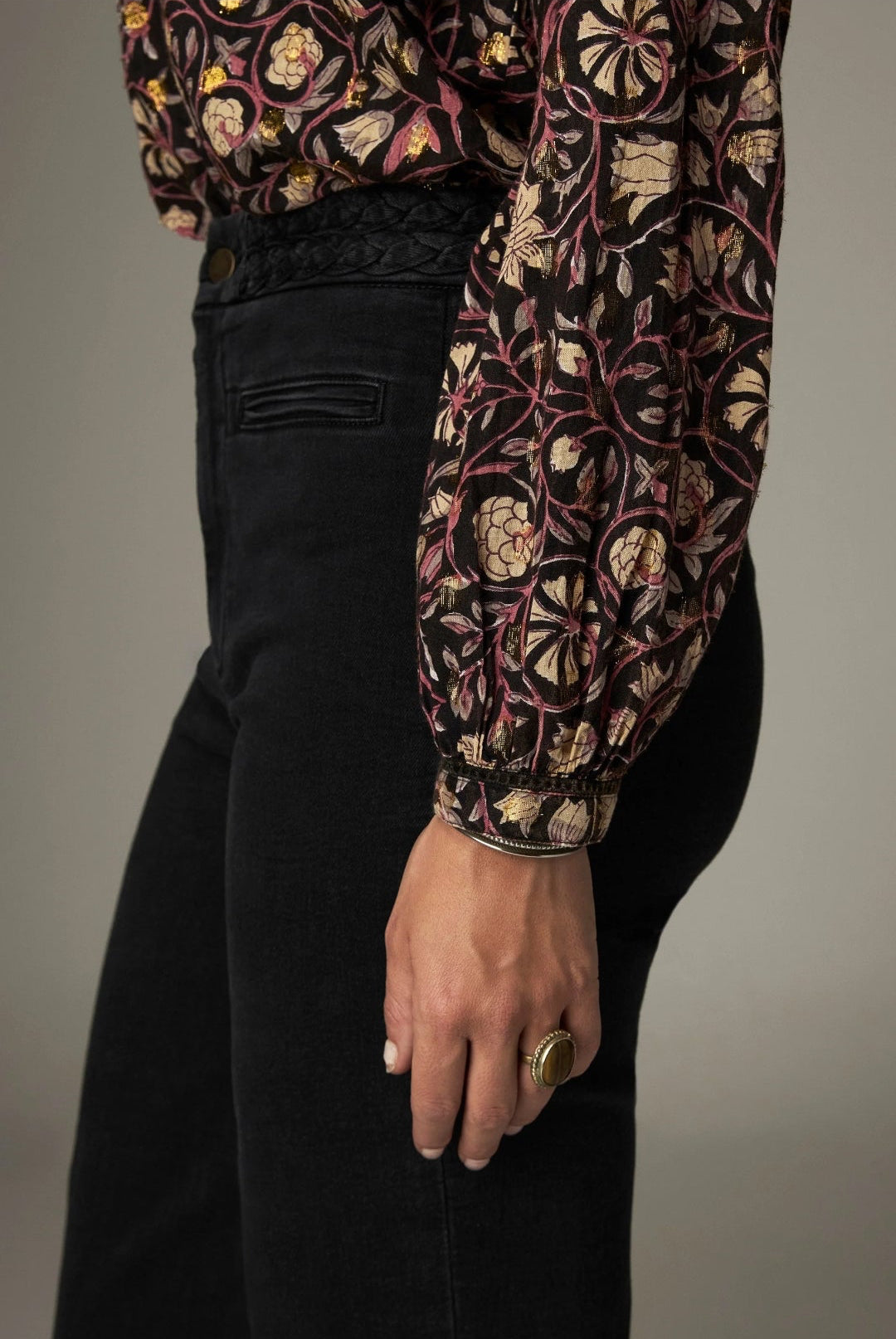 Blouse Maison Hotel Geraldine Ruby Noir