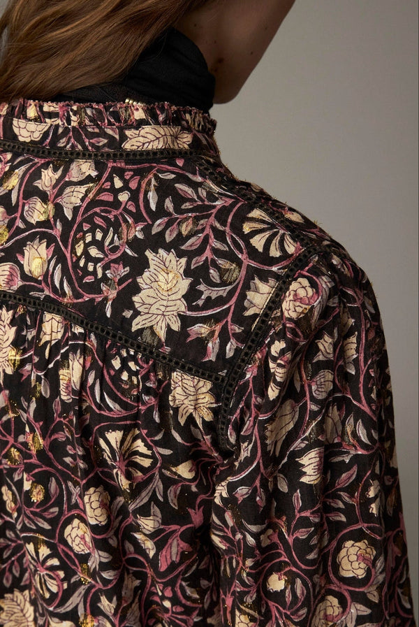 Blouse Maison Hotel Geraldine Ruby Noir
