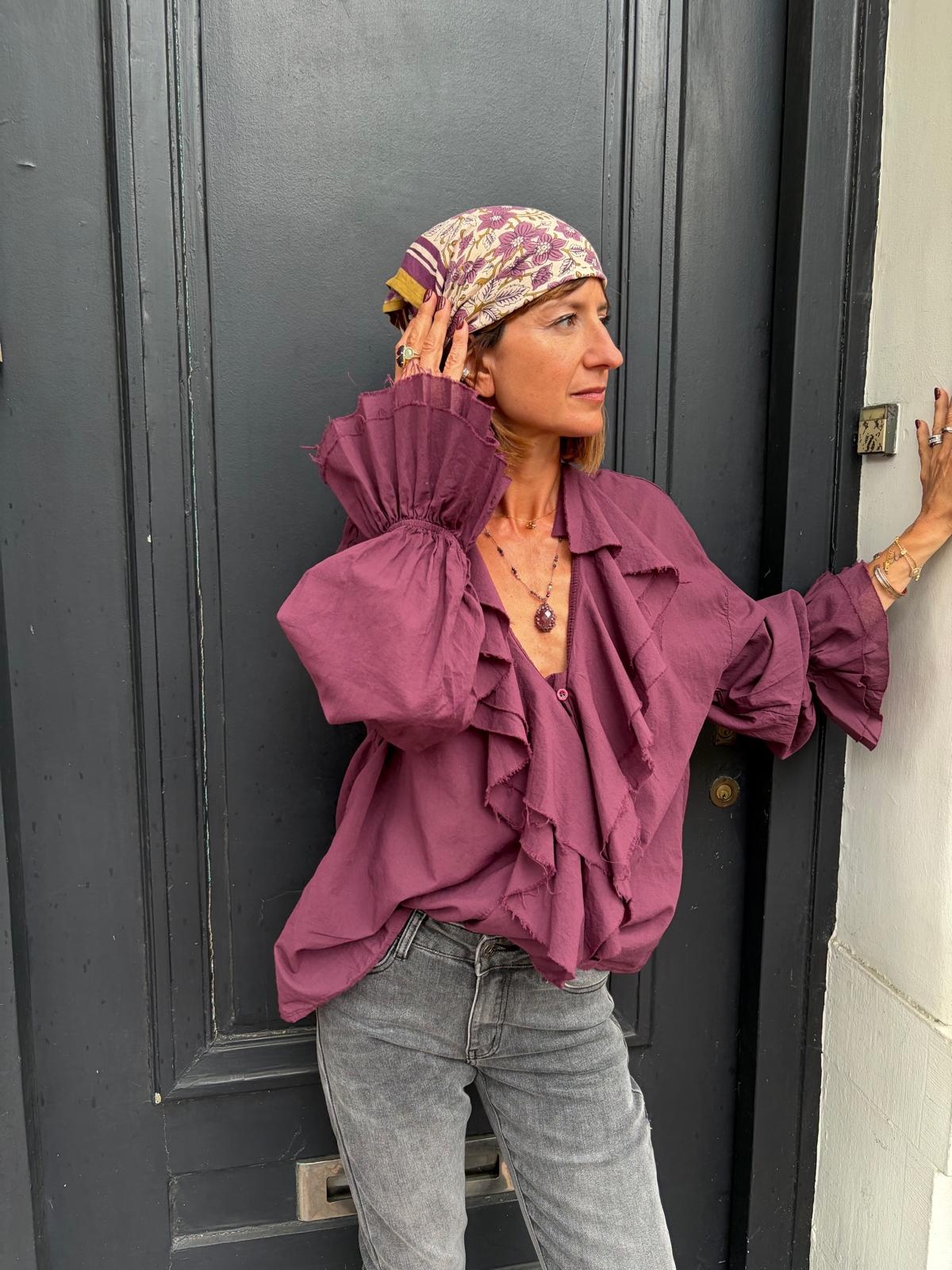 Blouse Augustine à volant
