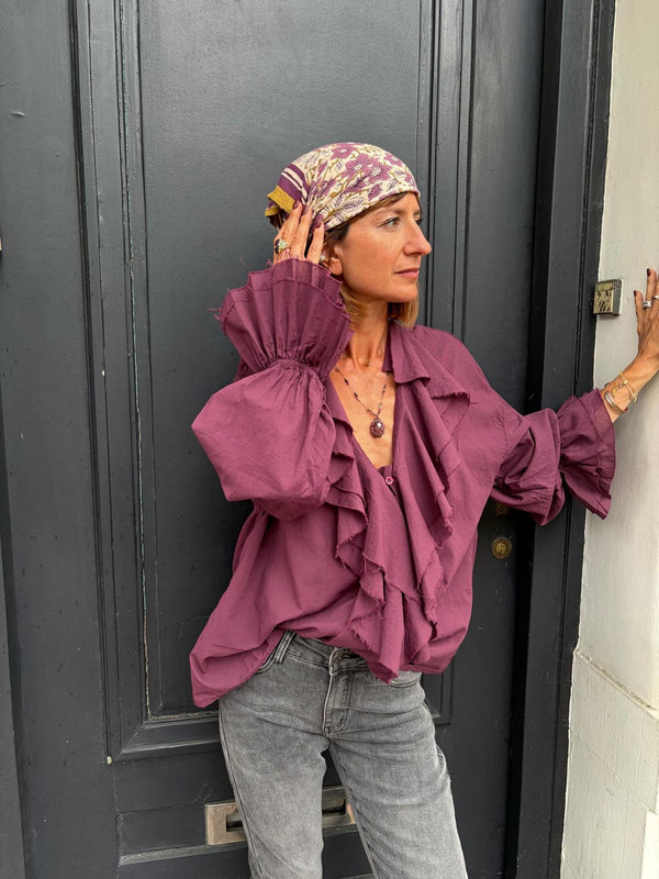 Blouse Augustine à volant