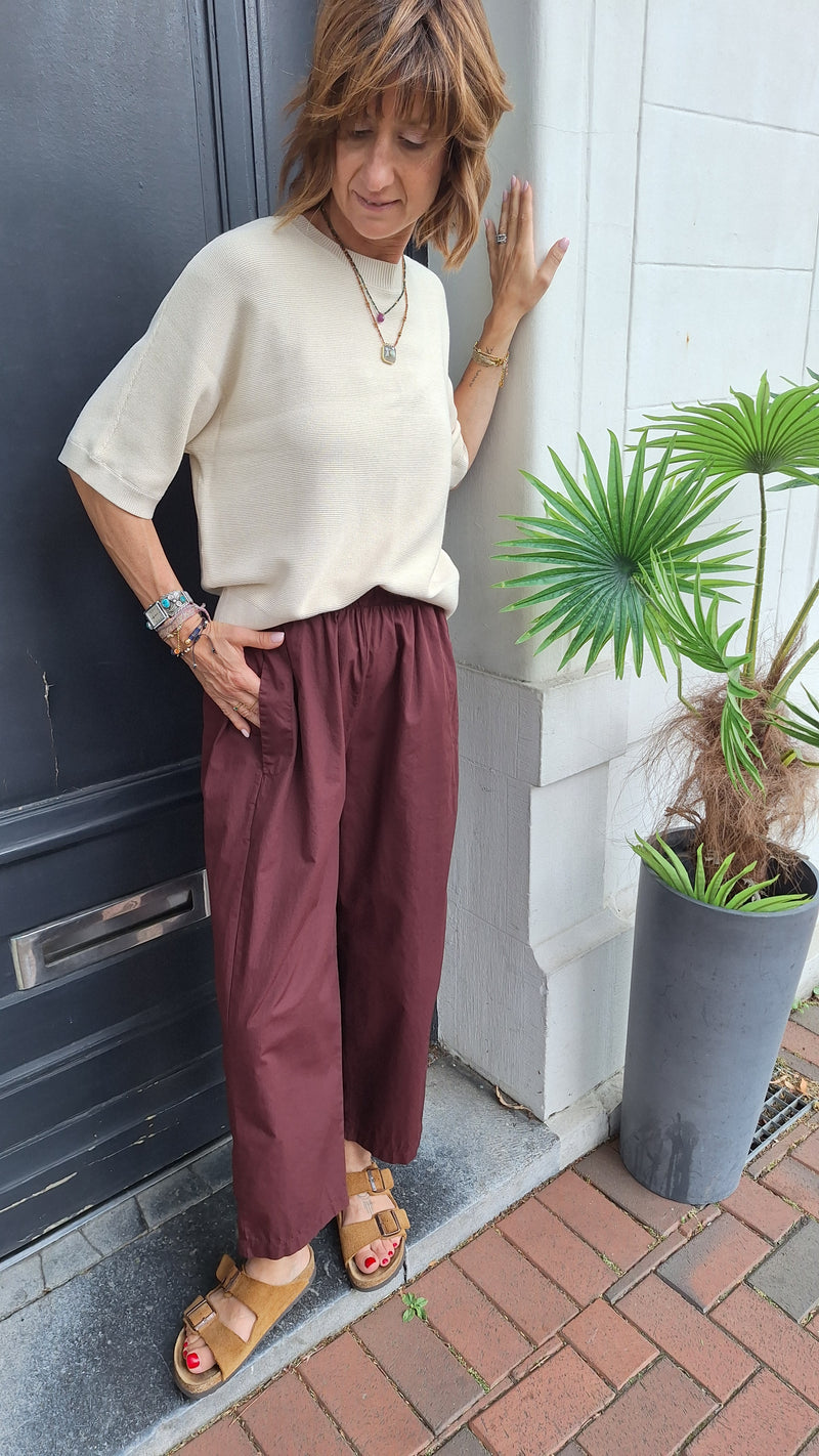 Pantalon en coton MAGUY by Margot