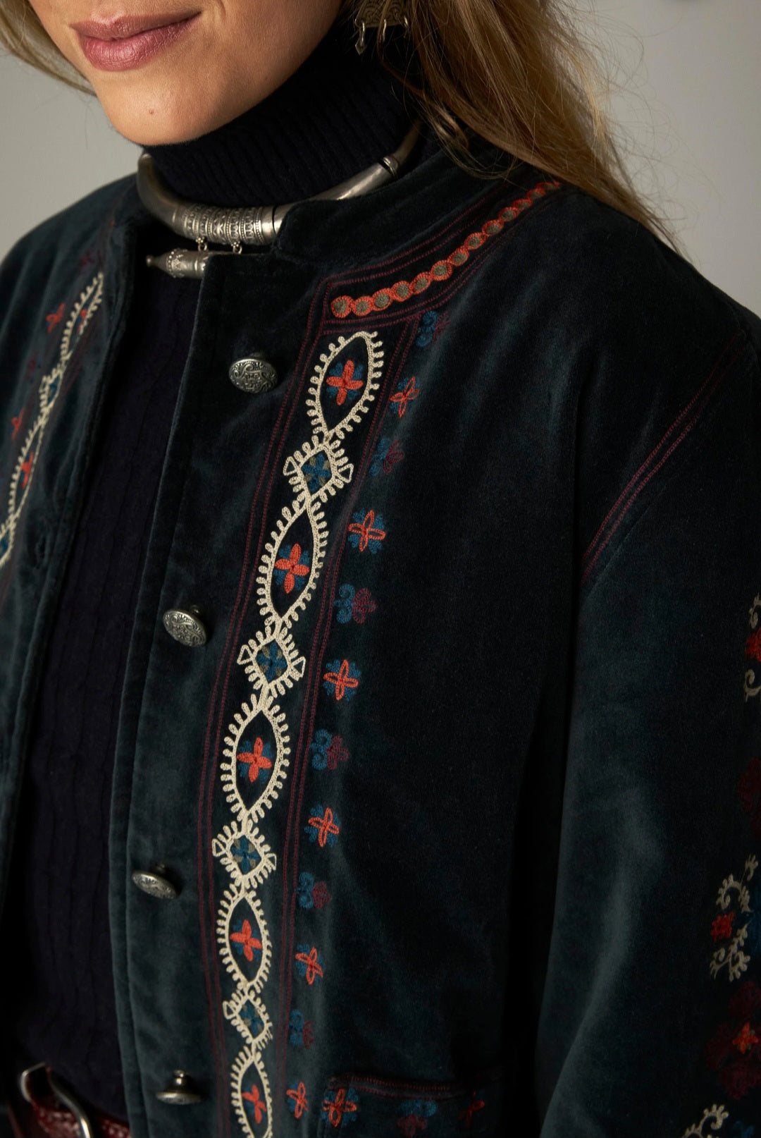 Veste Maison Hotel Bretonne Jade bordée