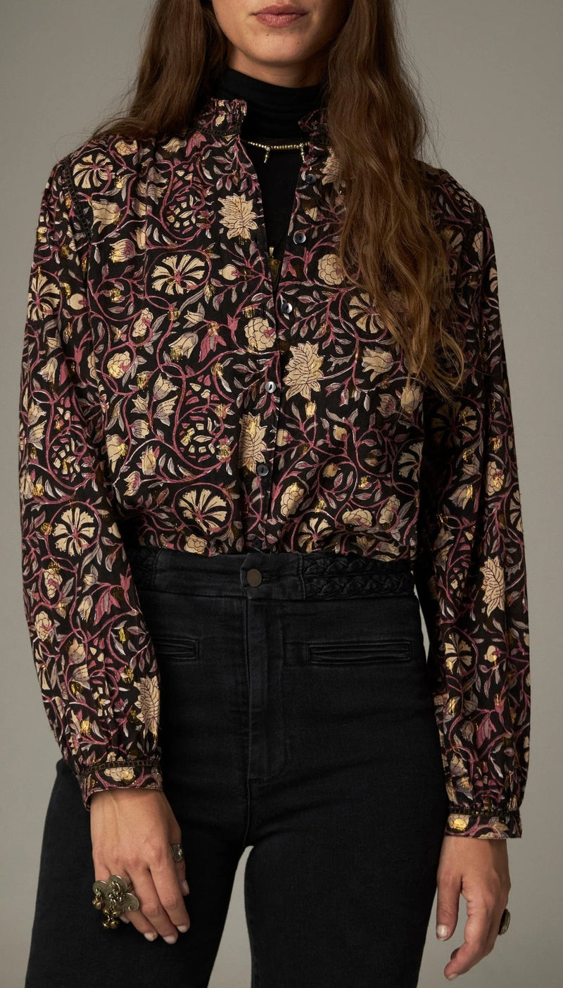 Blouse Maison Hotel Geraldine Ruby Noir