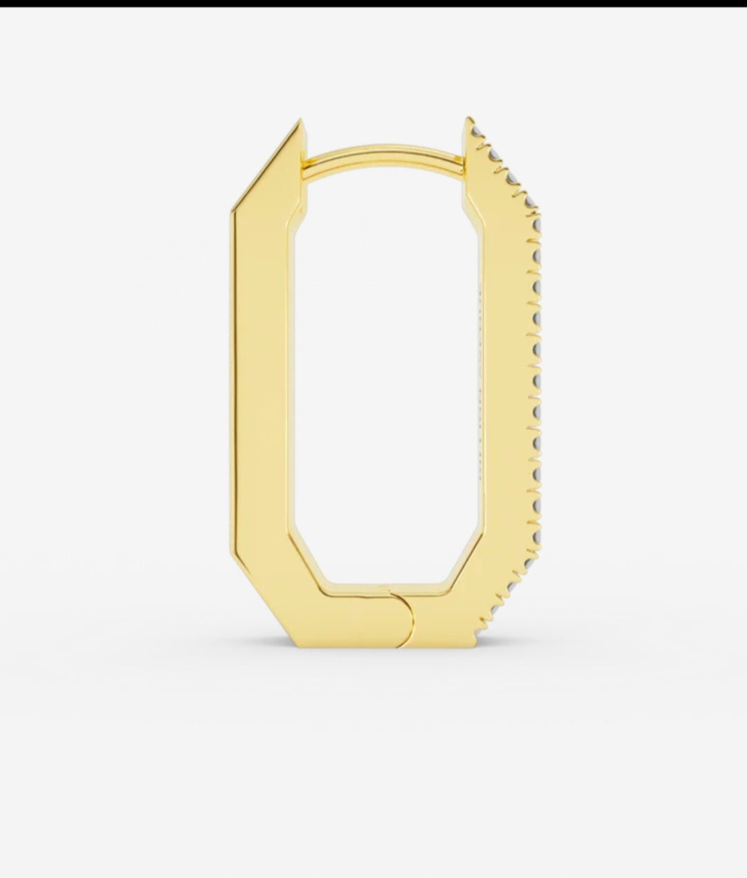 Boucle d'oreille unique BILLION OCTA SHORT DIAMOND