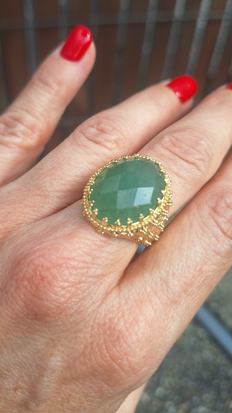 Bague Royal pierres rectangulaires