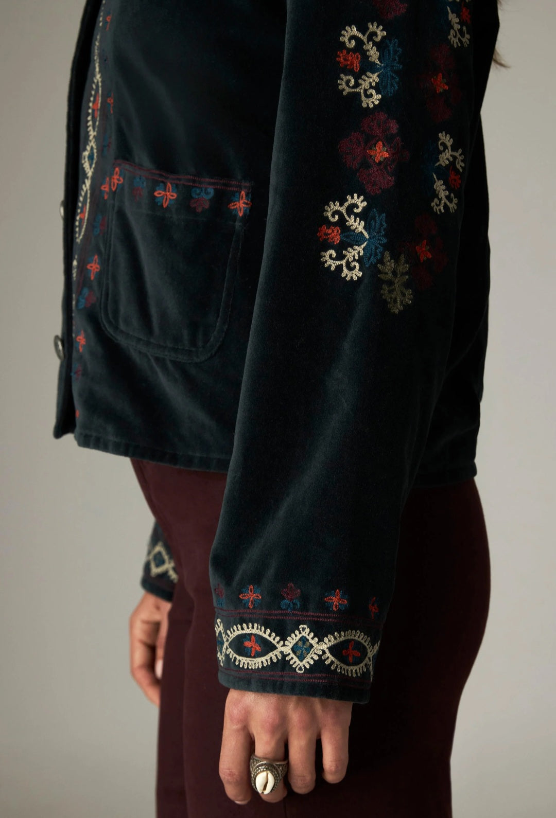 Veste Maison Hotel Bretonne Jade bordée