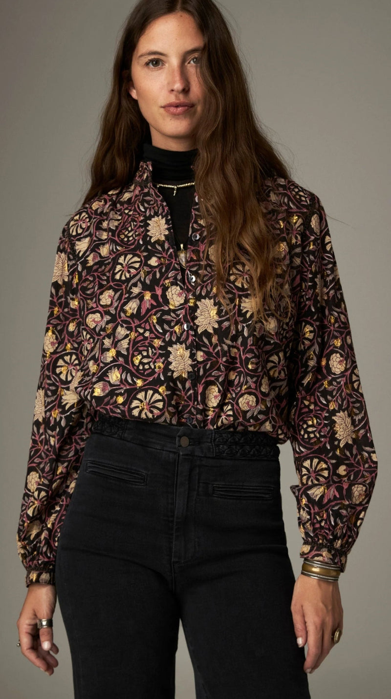 Blouse Maison Hotel Geraldine Ruby Noir