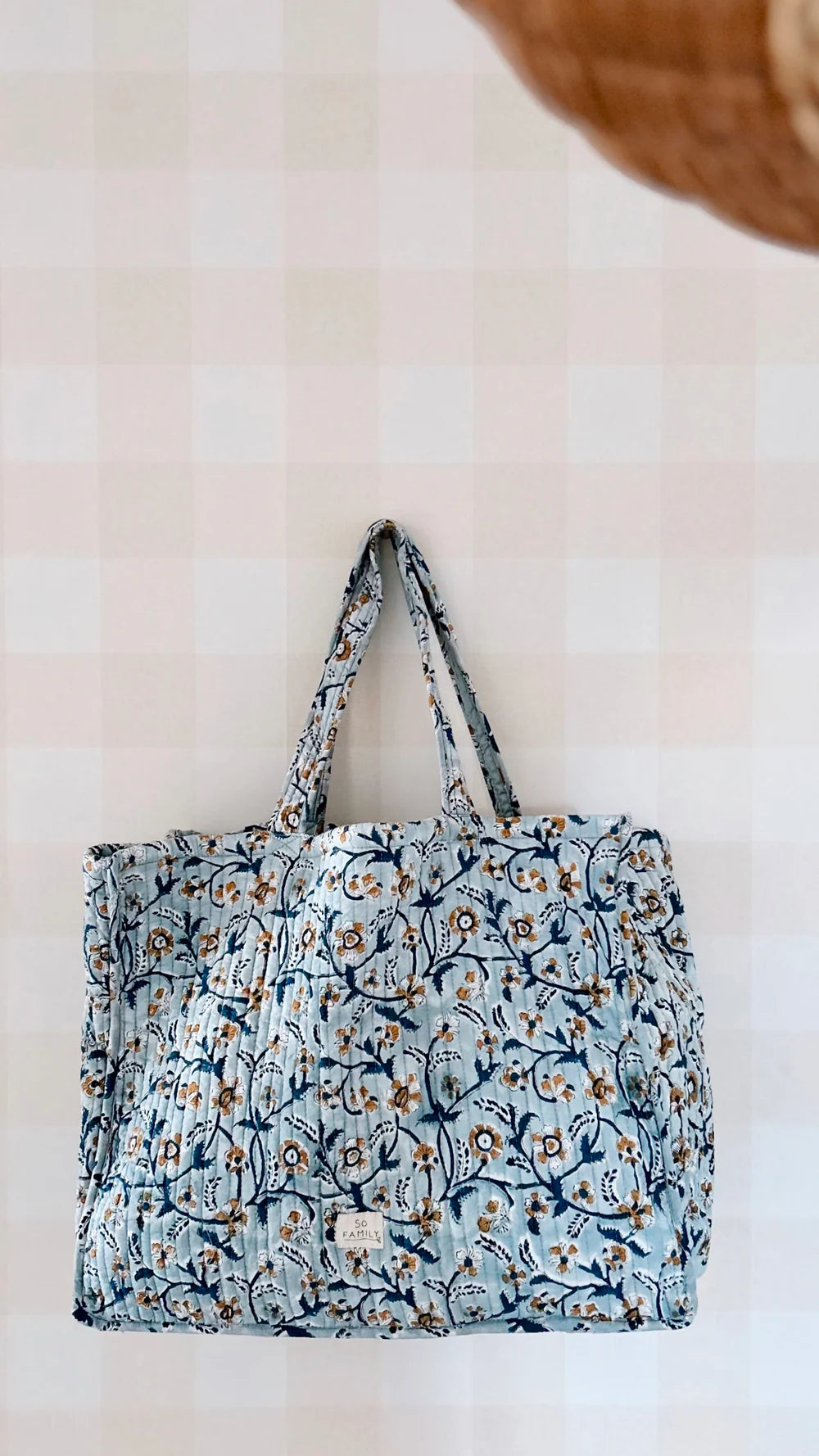 Sac cabas Bleuet SO FAMILY