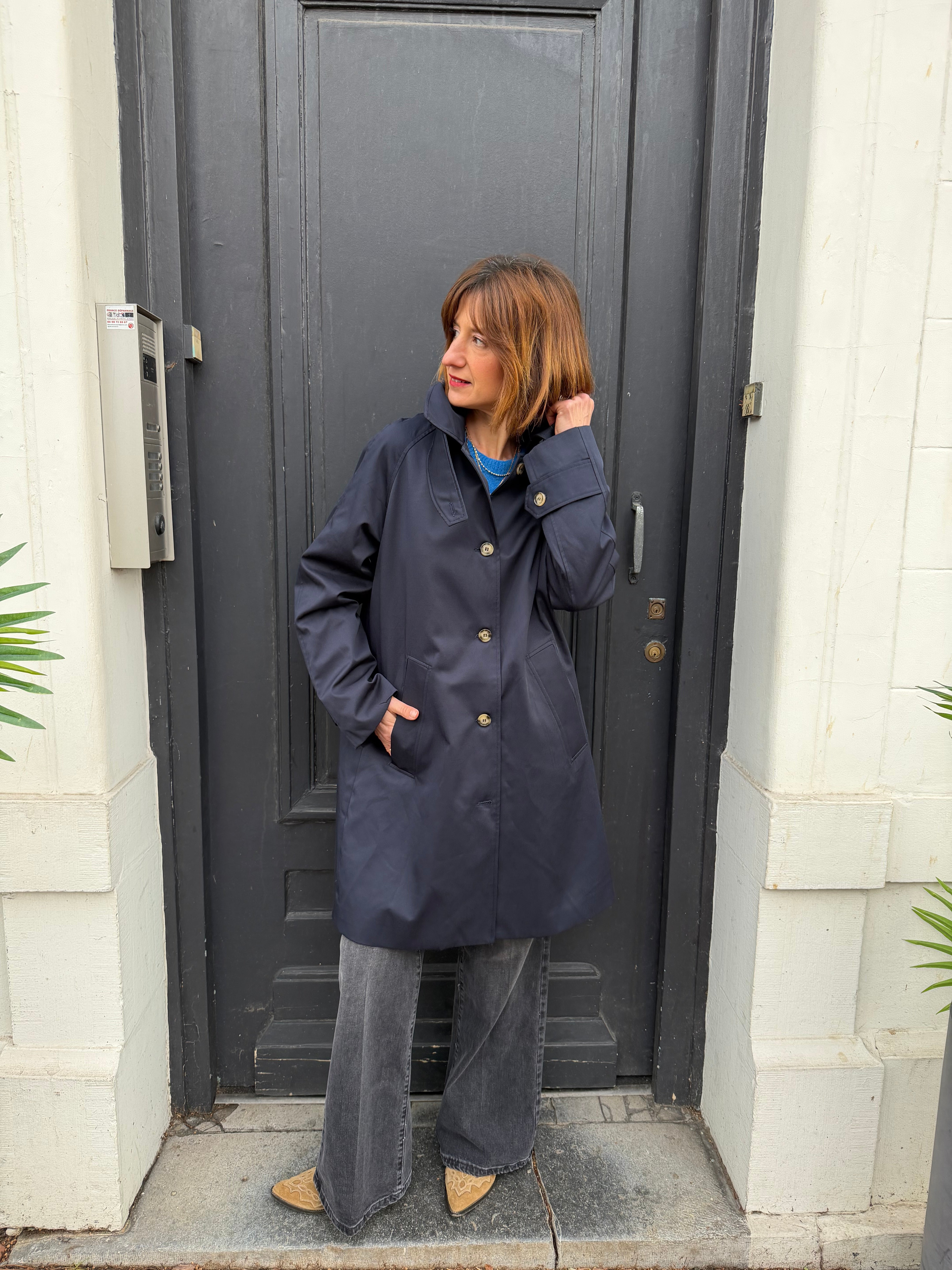 trench harry vue de face