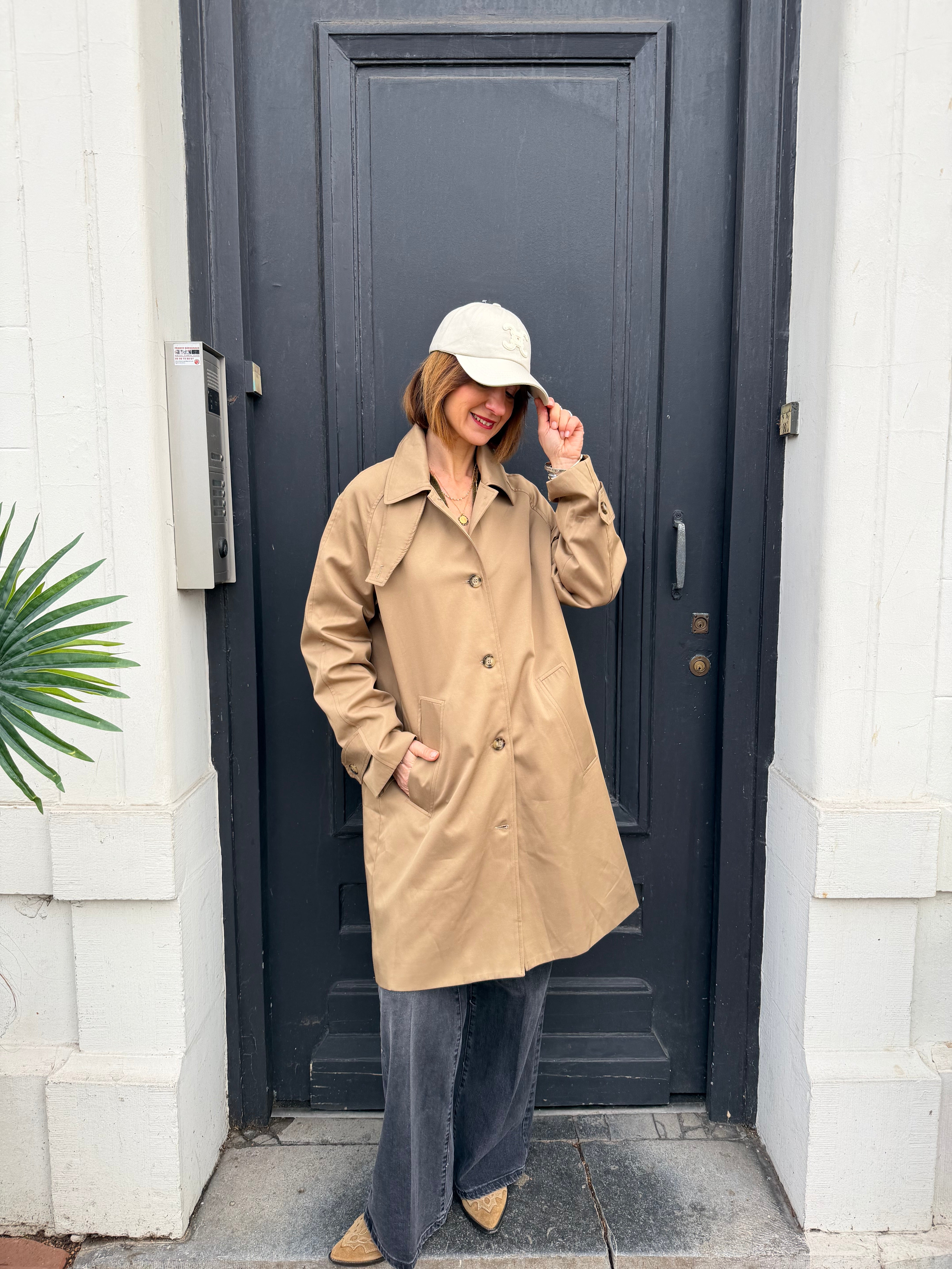 trench harry vue de face