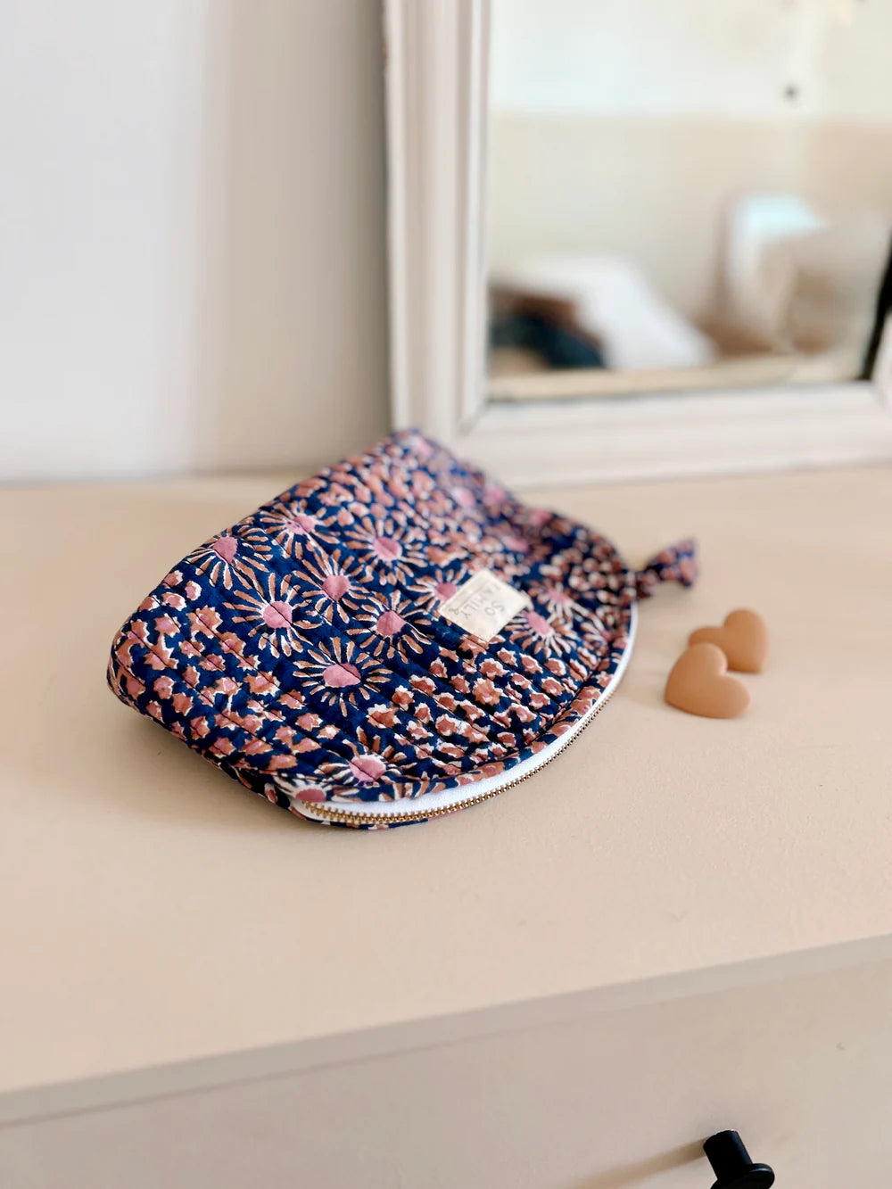 Trousse Make up Patchwork Minuit SO FAMILY