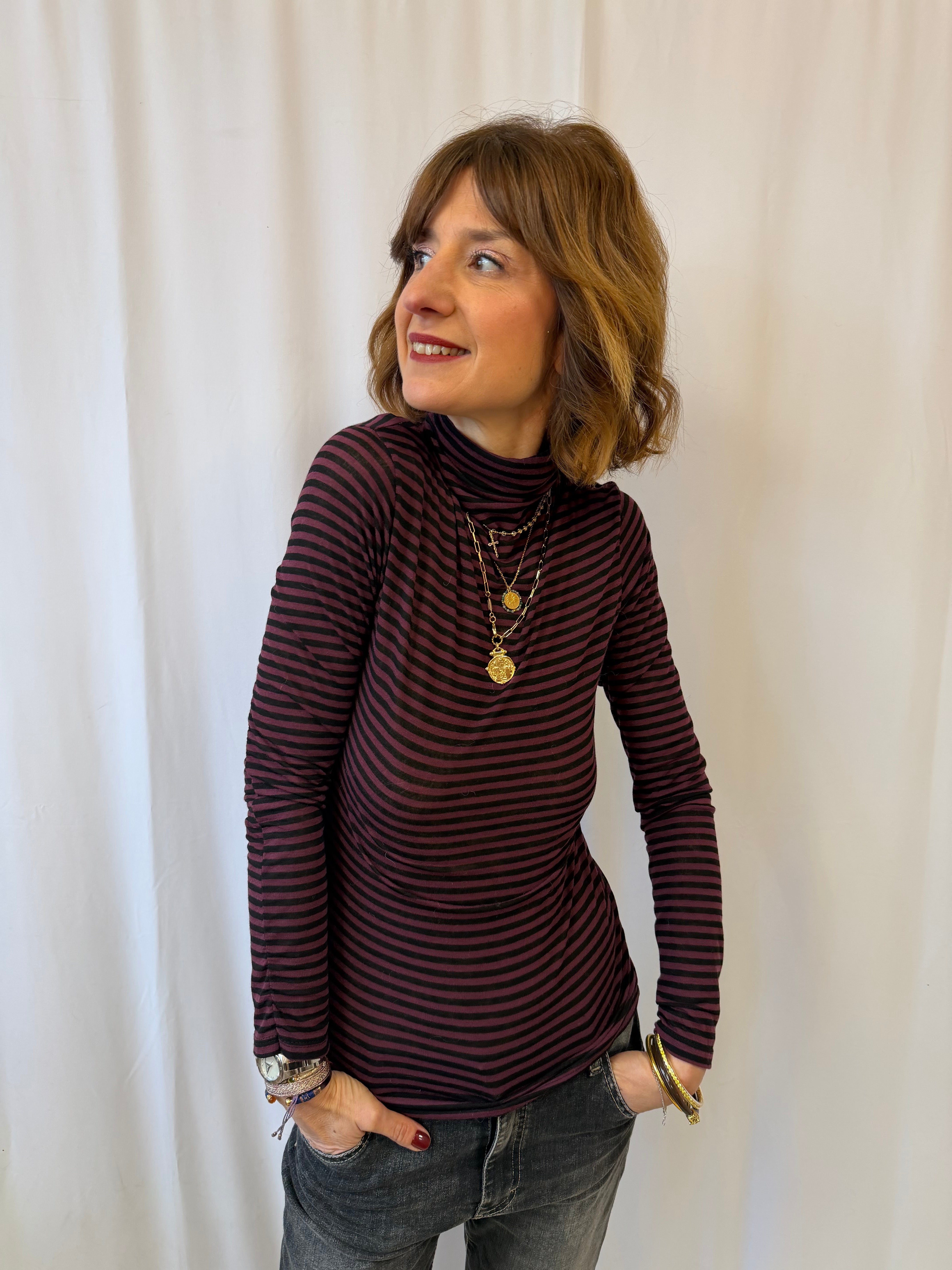 tshirt johanna rayures